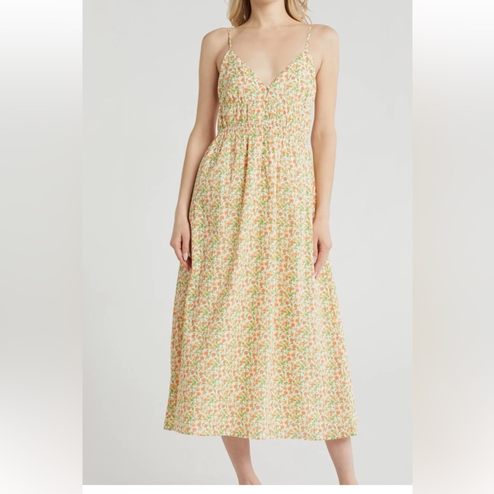 WAYF Floral Maxi Dress